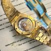 Audemars Piguet Royal Oak 15450BA Yellow Gold Blue Dial Replica IP Factory 37mm