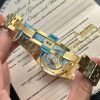 Audemars Piguet Royal Oak 15450BA Yellow Gold Blue Dial Replica IP Factory 37mm