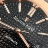 Audemars Piguet Royal Oak 15450OR Rose Gold Black Dial Leather IP Factory 37mm