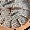 Audemars Piguet Royal Oak 15450OR Rose Gold White Dial Replica IP Factory 41mm