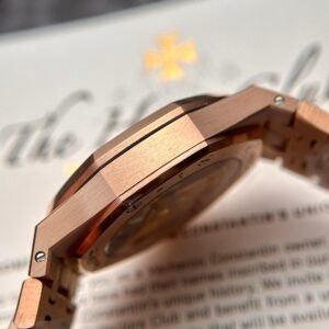 Audemars Piguet Royal Oak 15450OR Rose Gold White Dial Replica IP Factory 41mm