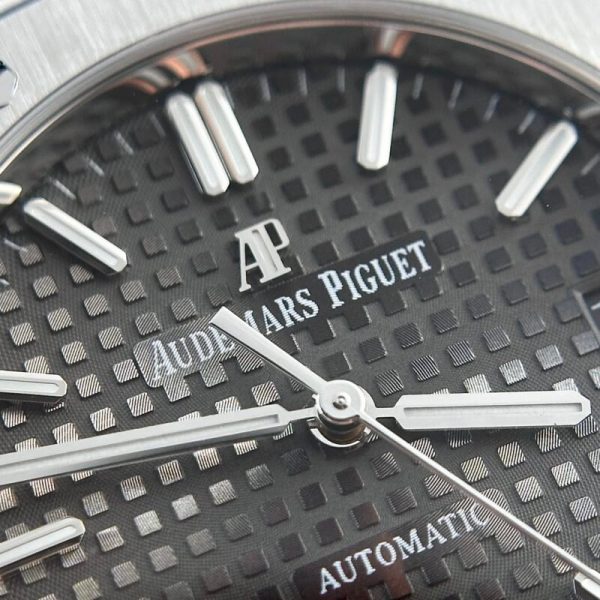 Audemars Piguet Royal Oak 15450ST Grey Dial Steel Bracelet Best Replica APS Factory 37m