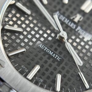 Audemars Piguet Royal Oak 15450ST Grey Dial Steel Bracelet Best Replica APS Factory 37m