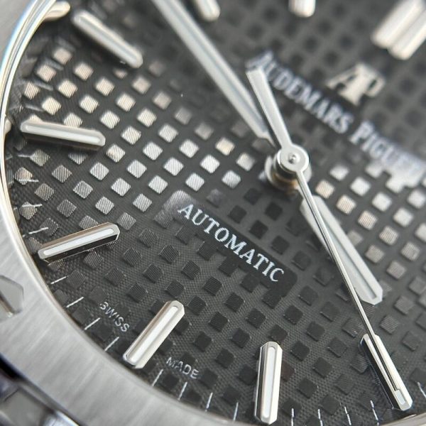 Audemars Piguet Royal Oak 15450ST Grey Dial Steel Bracelet Best Replica APS Factory 37m