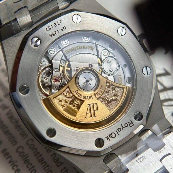 Audemars Piguet Royal Oak 15450ST Grey Dial Steel Bracelet Best Replica APS Factory 37m