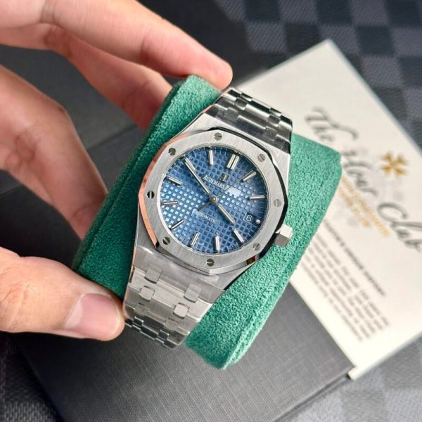 Audemars Piguet Royal Oak 15450ST Blue Dial Steel Bracelet Top Quality Replica APS Factory 37mm