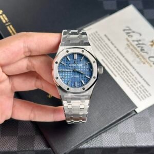 Audemars Piguet Royal Oak 15450ST Blue Dial Steel Bracelet Top Quality Replica APS Factory 37mm