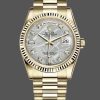 Rolex Day-Date 118238 Yellow Gold Diamond Meteorite Dial 36mm Unisex Replica Watch