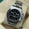 Rolex Daytona 116520 Stainless Steel Case Black Dial 40MM Mens Replica Watch