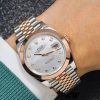 Rolex Datejust 126301 White Mother of Pearl Diamond Dial 41MM Mens Replica Watch