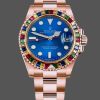 Rolex Yacht Master 116695 Everose Gold Blue Dial 40MM Mens Replica Watch
