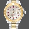Rolex Yachtmaster 16623 Steel Yellow Gold White MOP Dial 40MM Mens Replica Watch
