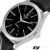 Rolex Cellini Time 50509 Black Leather Strap Black Dial 39mm Mens Replica Watch