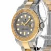 Rolex Yacht Master 168623 Steel Yellow Gold Platinum Dial 35MM Unisex Replica Watch