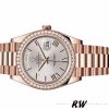 Rolex Day-Date 228345RBR Sundust Roman Dial Diamond Bezel 40mm Mens Replica Watch