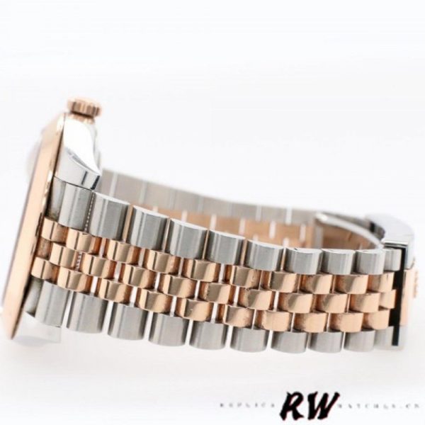 Rolex Datejust 126301 Rose Gold Slate Grey Fluted Motif Dial 41MM Mens Replica Watch