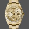 Rolex Day-Date 118238 Champagne Jubilee Diamond Dial 36mm Unisex Replica Watch