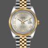 Rolex Datejust 126233 Silver Roman Numeral Dial Fluted Bezel 36MM Unisex Replica Watch