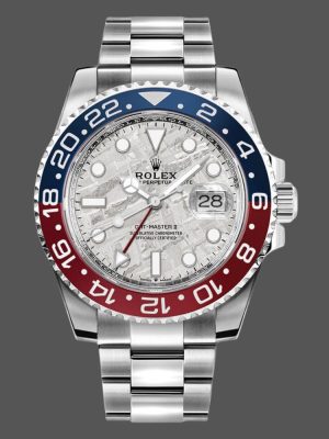 Rolex GMT-Master II 126719 White Gold Meteorite Grey Dial 40mm Mens Replica Watch