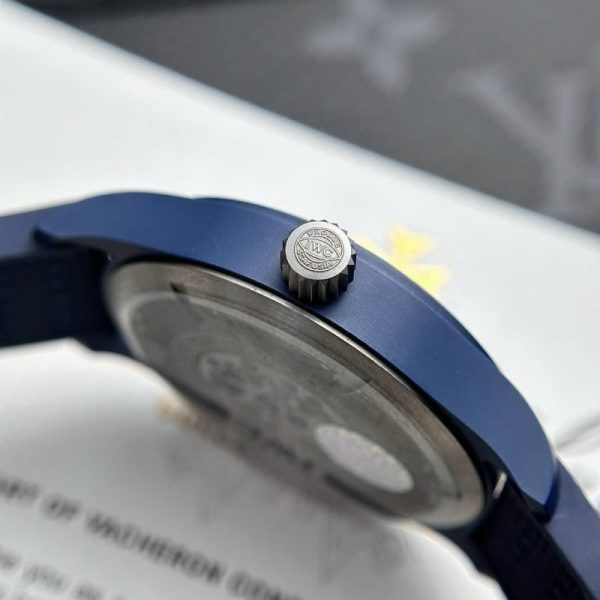 IWC Pilot??s Watch Laureus Sport Blue Ceramic Blue Dial Best Copy V7 Factory 41mm