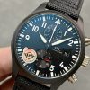 IWC Pilots Chronograph Top Gun IW389001 Black Ceramic Best Replica APSF 44mm