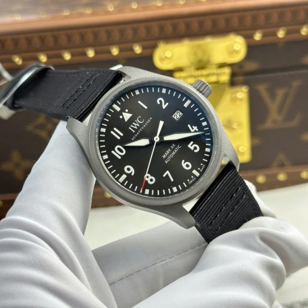 IWC Pilot??s Watch Mark XX Patrouille Suisse IW328209 Titanium Grey Dial Best Replica V7 Factory 41mm