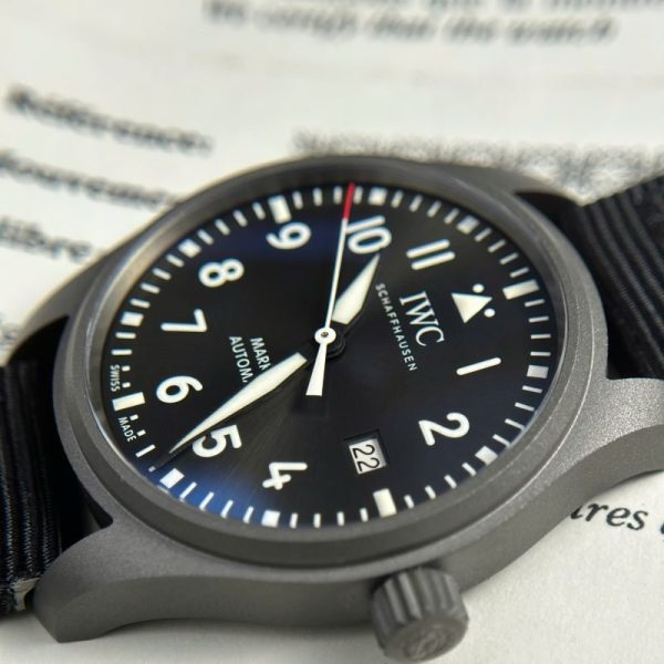 IWC Pilot??s Watch Mark XX Patrouille Suisse IW328209 Titanium Grey Dial Best Replica V7 Factory 41mm