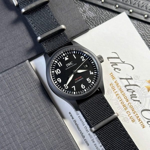 IWC Pilot??s Watch Top Gun IW326901 Black Ceramic Best Replica V7 Factory 41mm