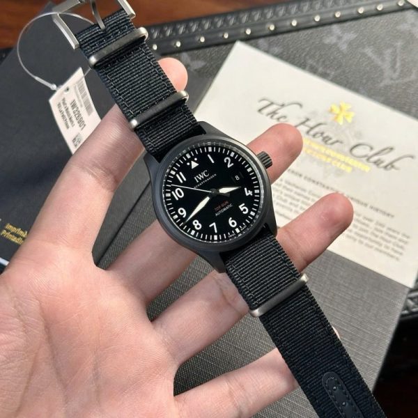IWC Pilot??s Watch Top Gun IW326901 Black Ceramic Best Replica V7 Factory 41mm