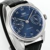 IWC Portugieser IW501704 Automatic Blue Dial Black Leather Strap Best Replica APSF 42mm