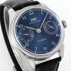IWC Portugieser IW501704 Automatic Blue Dial Black Leather Strap Best Replica APSF 42mm