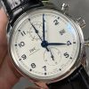IWC Portugieser Chronograph Classic IW390302 White Dial Leather Strap Best Replica APSF 42mm