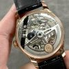 IWC Portugieser IW500713 Rose Gold Blue Dial Leather Strap Best Replica APSF 42mm