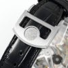 IWC Portugieser IW501701 Steel Silver Dial Black Leather Strap Best Replica APSF 42mm