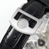 IWC Portugieser IW501701 Steel Silver Dial Black Leather Strap Best Replica APSF 42mm