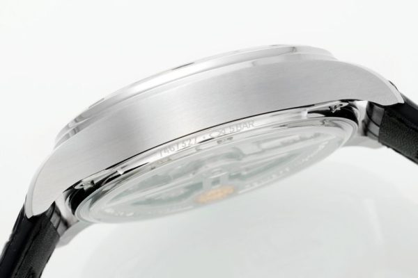 IWC Portugieser IW501701 Steel Silver Dial Black Leather Strap Best Replica APSF 42mm