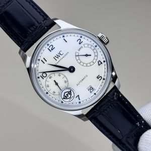 IWC Portugieser IW501702 Silver Dial Blue Arabic Numerals Leather Strap Best Copy APSF 42mm