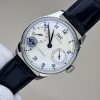 IWC Portugieser IW501702 Silver Dial Blue Arabic Numerals Leather Strap Best Copy APSF 42mm
