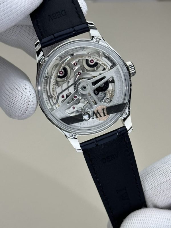 IWC Portugieser IW501702 Silver Dial Blue Arabic Numerals Leather Strap Best Copy APSF 42mm