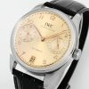 IWC Portugieser IW501705 Beige Dial Leather Strap Best Clone APSF 42mm