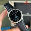 Jaeger-LeCoultre Master Ultra Thin Moon Black Dial Leather Best Replica APSF 39mm