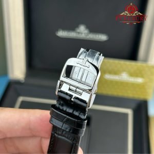 Jaeger-LeCoultre Master Ultra Thin Moon Blue Dial Leather Best Replica APSF 39mm