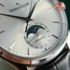 Jaeger-LeCoultre Master Ultra Thin Moon Silver Dial Leather Best Replica APSF 39mm