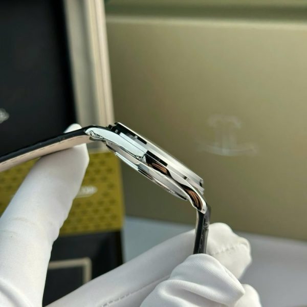 Jaeger-LeCoultre Master Ultra Thin Reserve De Marche Q1378420 Silver Dial Leather Strap Best Replica 39mm
