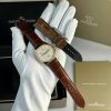 Jaeger-LeCoultre Master Ultra Thin Reserve De Marche Rose Gold Champagne Dial Leather Strap Best Replica ZF 39mm