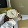 Jaeger-LeCoultre Master Ultra Thin Reserve De Marche Rose Gold Champagne Dial Leather Strap Best Replica ZF 39mm