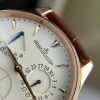 Jaeger-LeCoultre Master Ultra Thin Reserve De Marche Rose Gold Champagne Dial Leather Strap Best Replica ZF 39mm