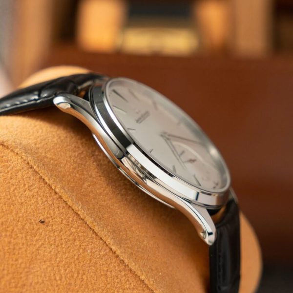 Jaeger-LeCoultre Master Ultra Thin Small Seconds Q1218420 Silver Dial Leather Best Replica 39mm