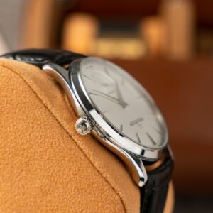 Jaeger-LeCoultre Master Ultra Thin Small Seconds Q1218420 Silver Dial Leather Best Replica 39mm