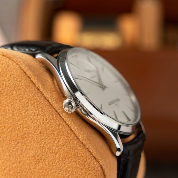 Jaeger-LeCoultre Master Ultra Thin Small Seconds Q1218420 Silver Dial Leather Best Replica 39mm